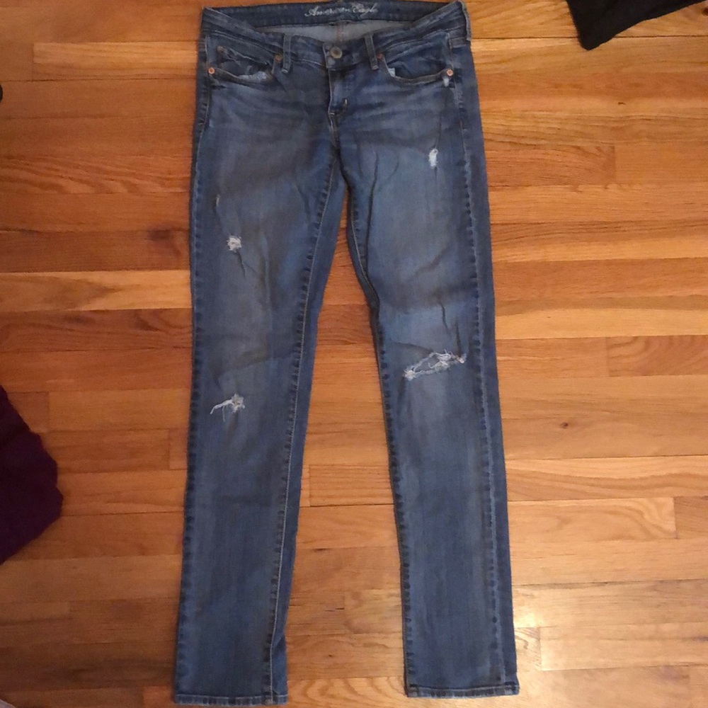 American eagle light washed jeans
